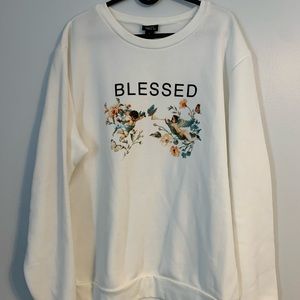 cute blessed sweatshirt from rue 21!!